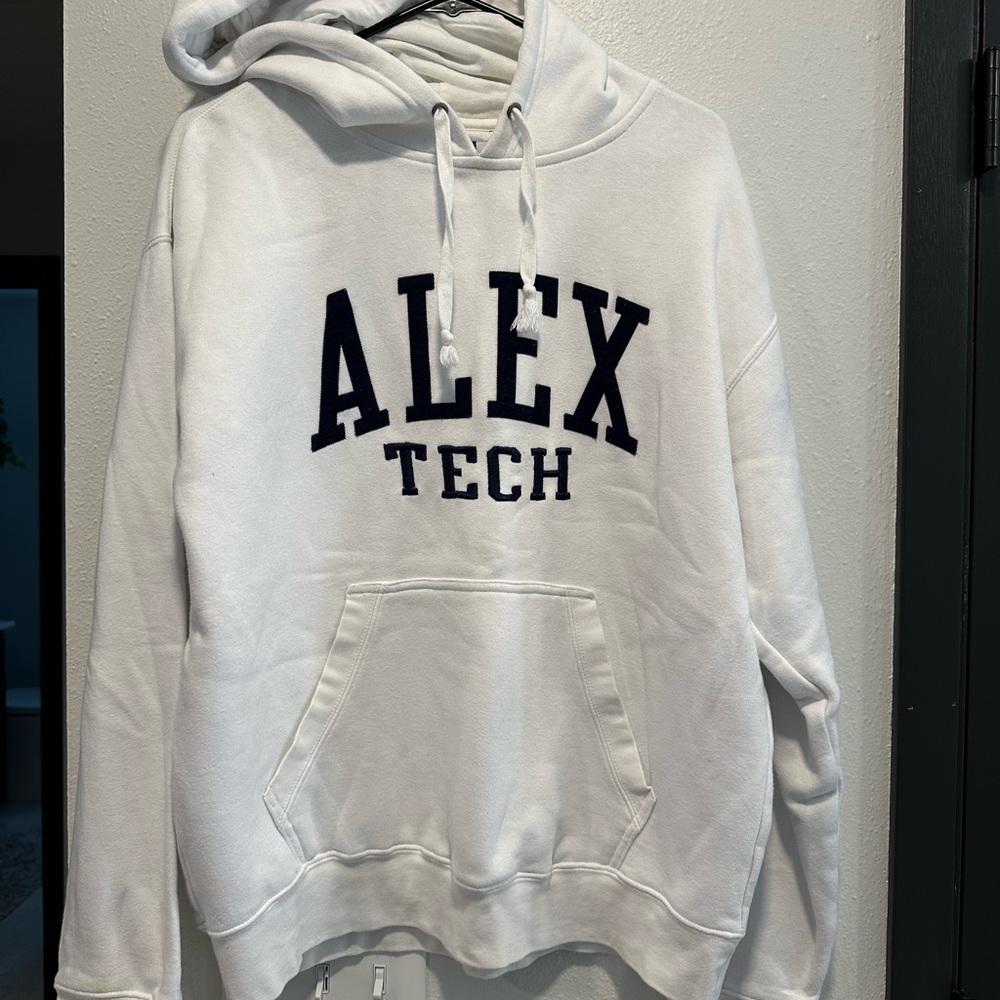 Gear For Sports White Hoodie with Black Lettering